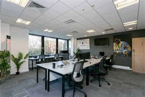 SERVICED PRIVATE OFFICES .